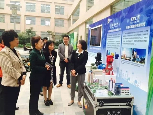 常务副会长陈作涛企业天壕环境参加海淀节能环保科技创新产品展